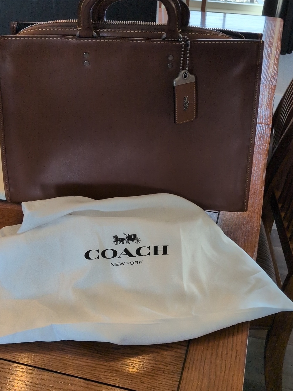Coach 1941 Rogue British Tan Briefcase
